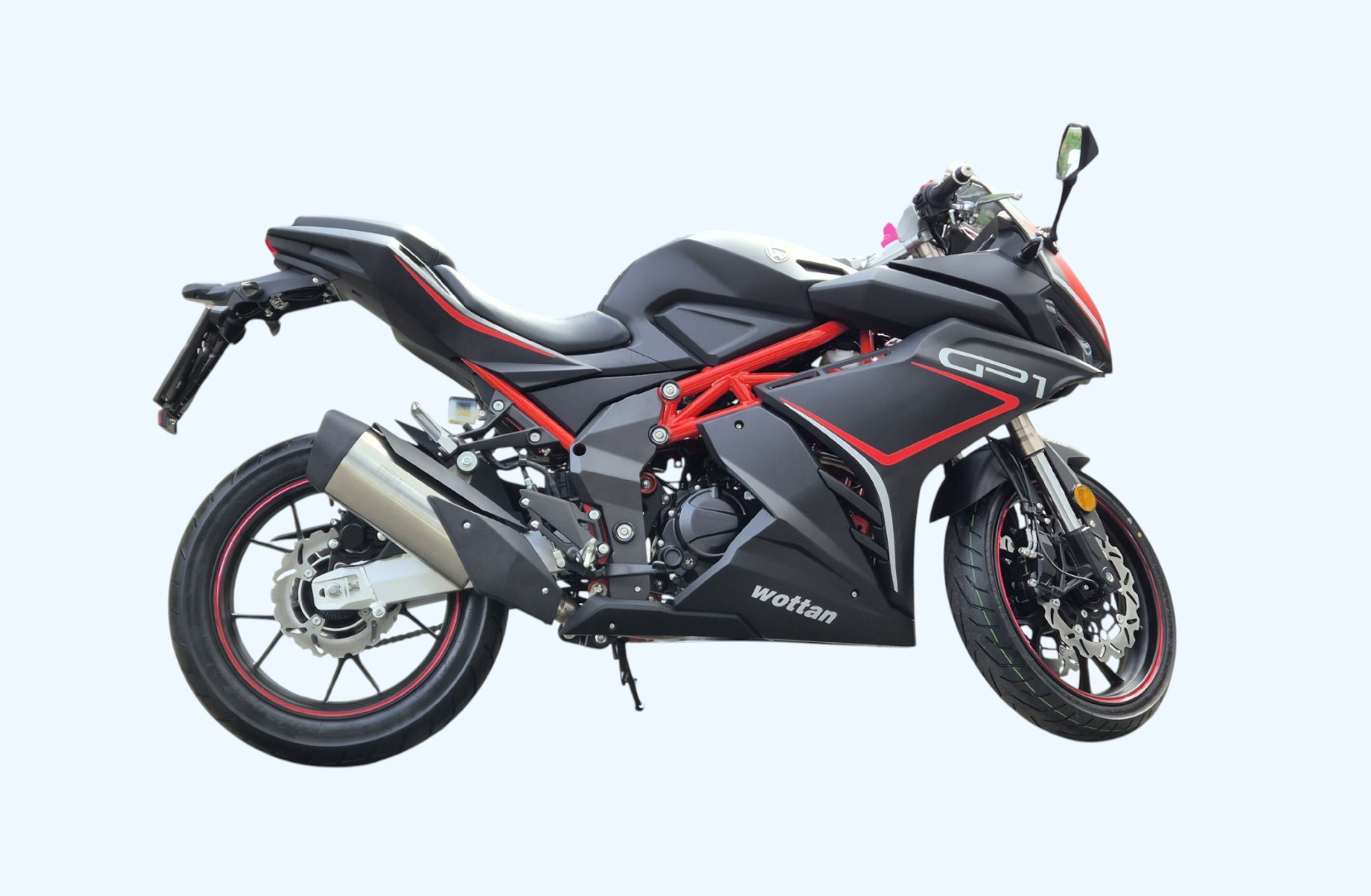 Wottan GP1 RS 125ccm Siva - slika 2