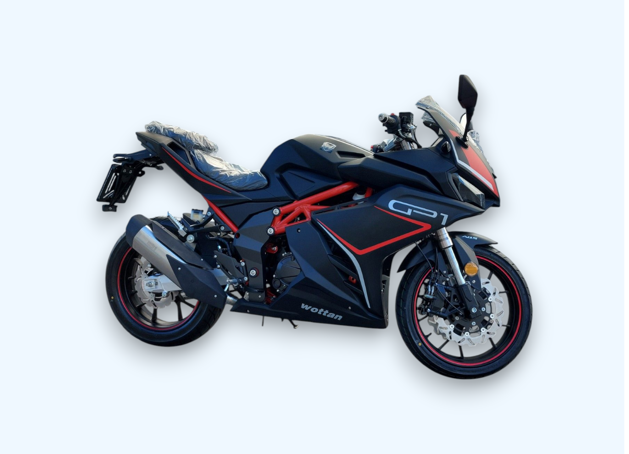Wottan GP1 RS 125ccm Siva - slika 4